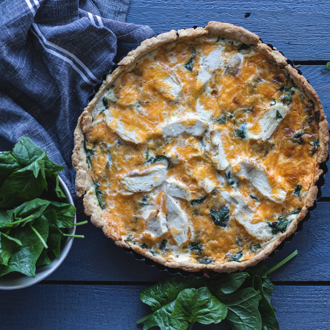 Špenátový quiche Špenátový quiche