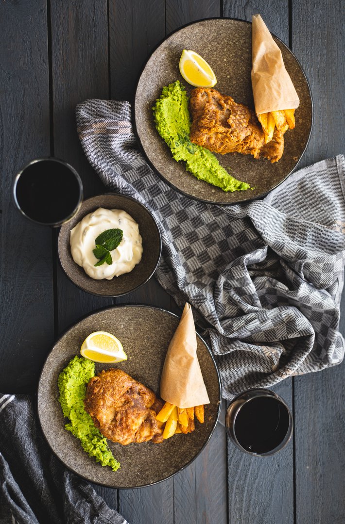 Fish and chips Fish and chips