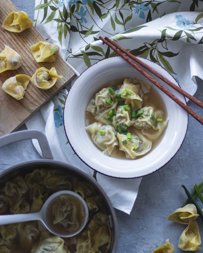 Wonton polévka Wonton polévka