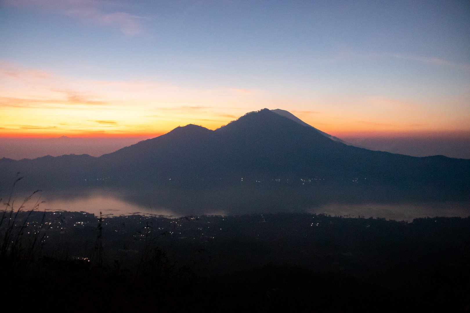 Východ slunce na Mount Batur