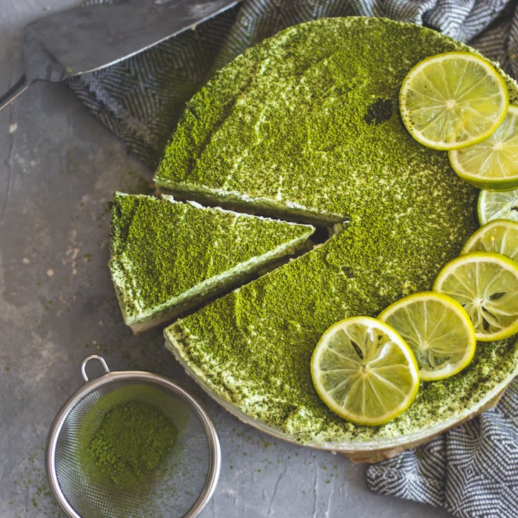 Matcha cheesecake